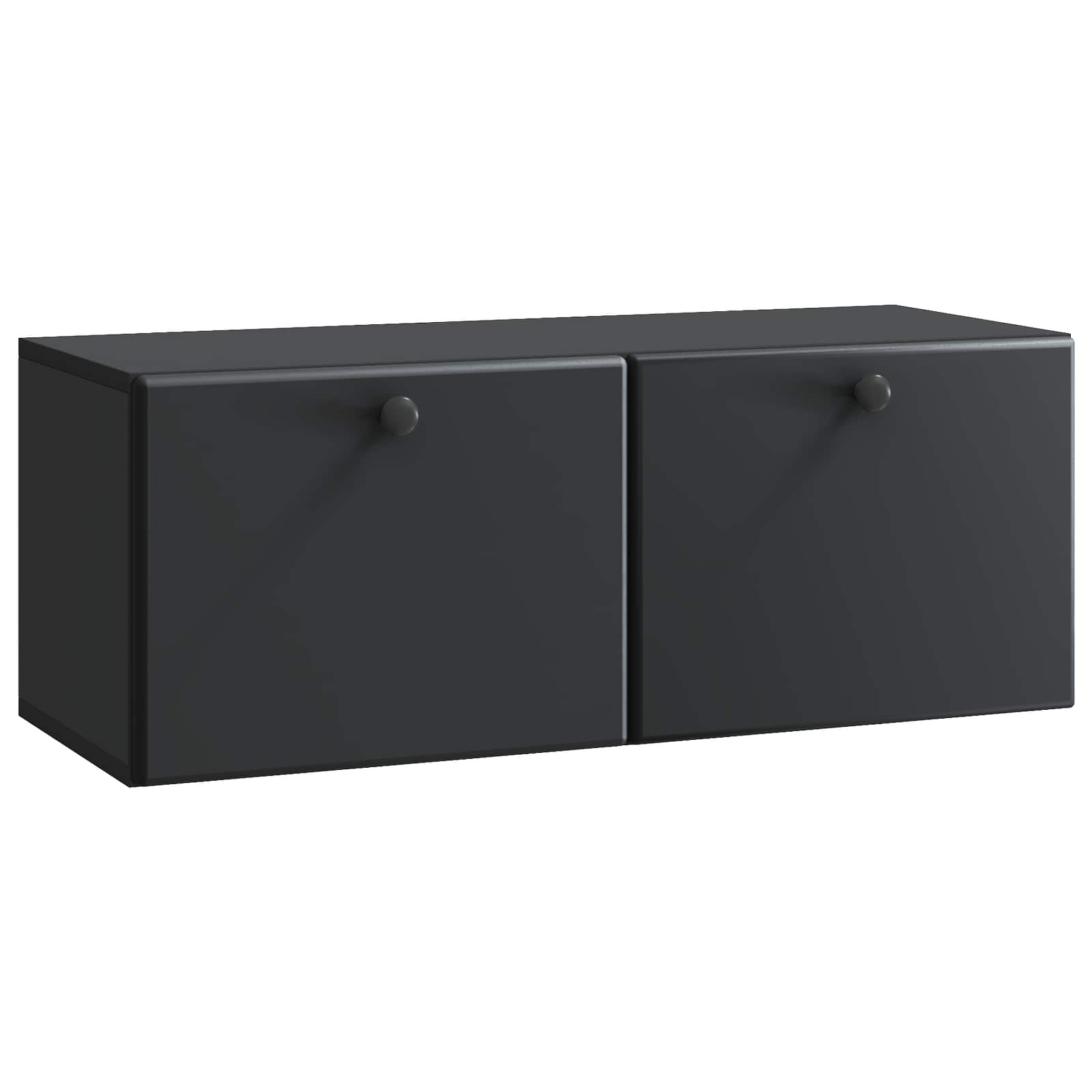 Gabinete de TV de parede 78,5 x 31 x 30 cm preto