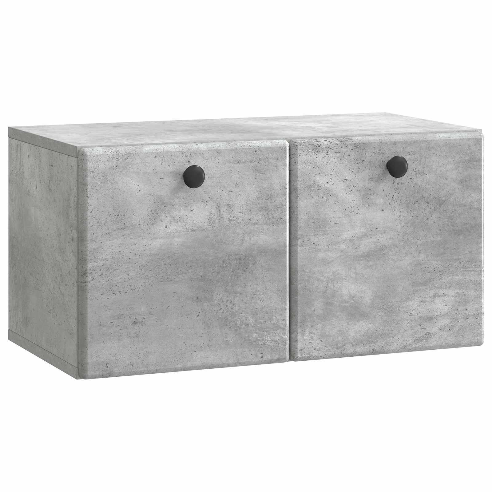 Gabinete de TV de parede 59,5 x 31 x 30 cm cinzento cimento