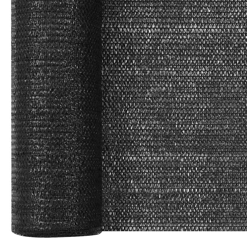 Rede de ocultação para privacidade pead 75 g/m² 3,6x50 m preto