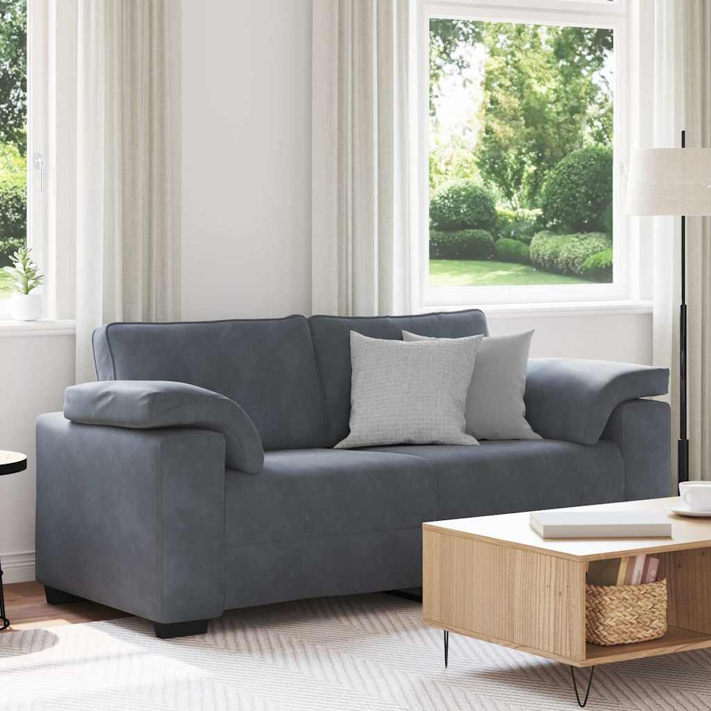 Sofá-luvas 180x77x82 cm veludo cinzento-escuro