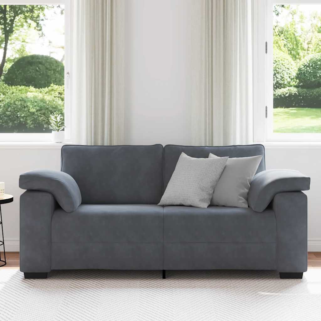 Sofá-luvas 180x77x82 cm veludo cinzento-escuro