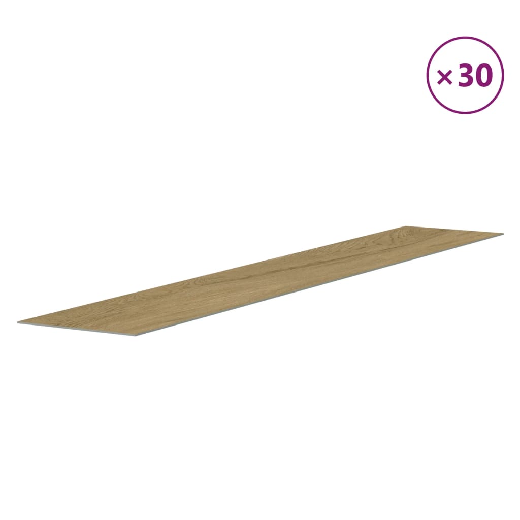 Painel de parede c/ aspeto de madeira 4,12 m² PVC castanho