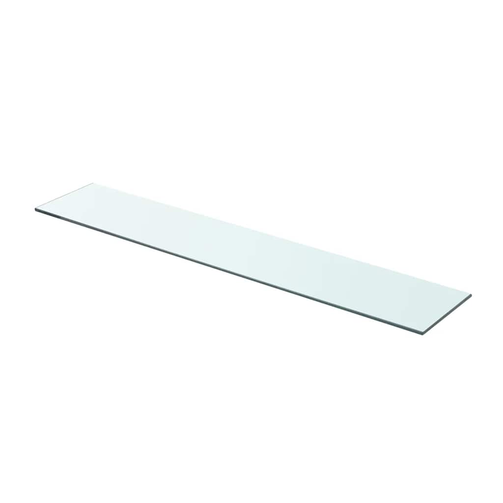 Prateleiras 2 pcs 80x15 cm vidro transparente