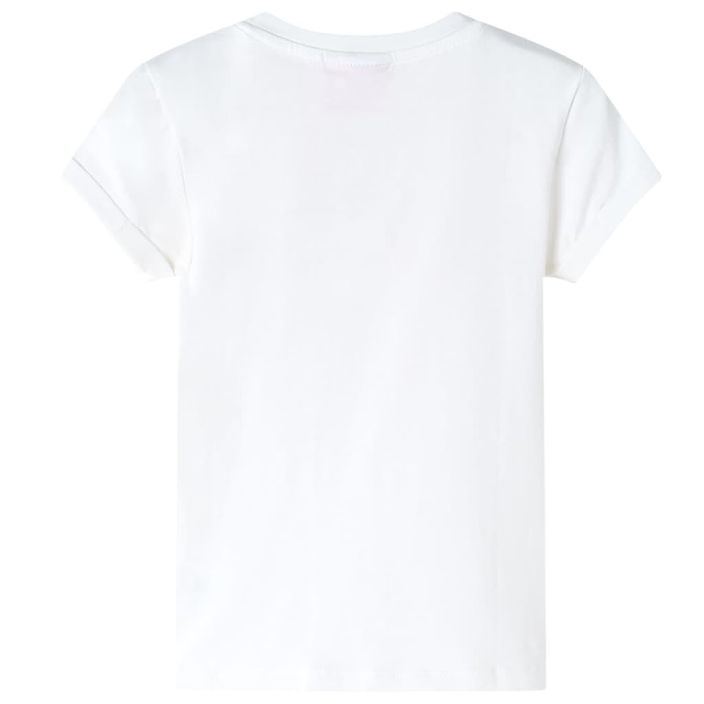 T-shirt infantil cor cru 116