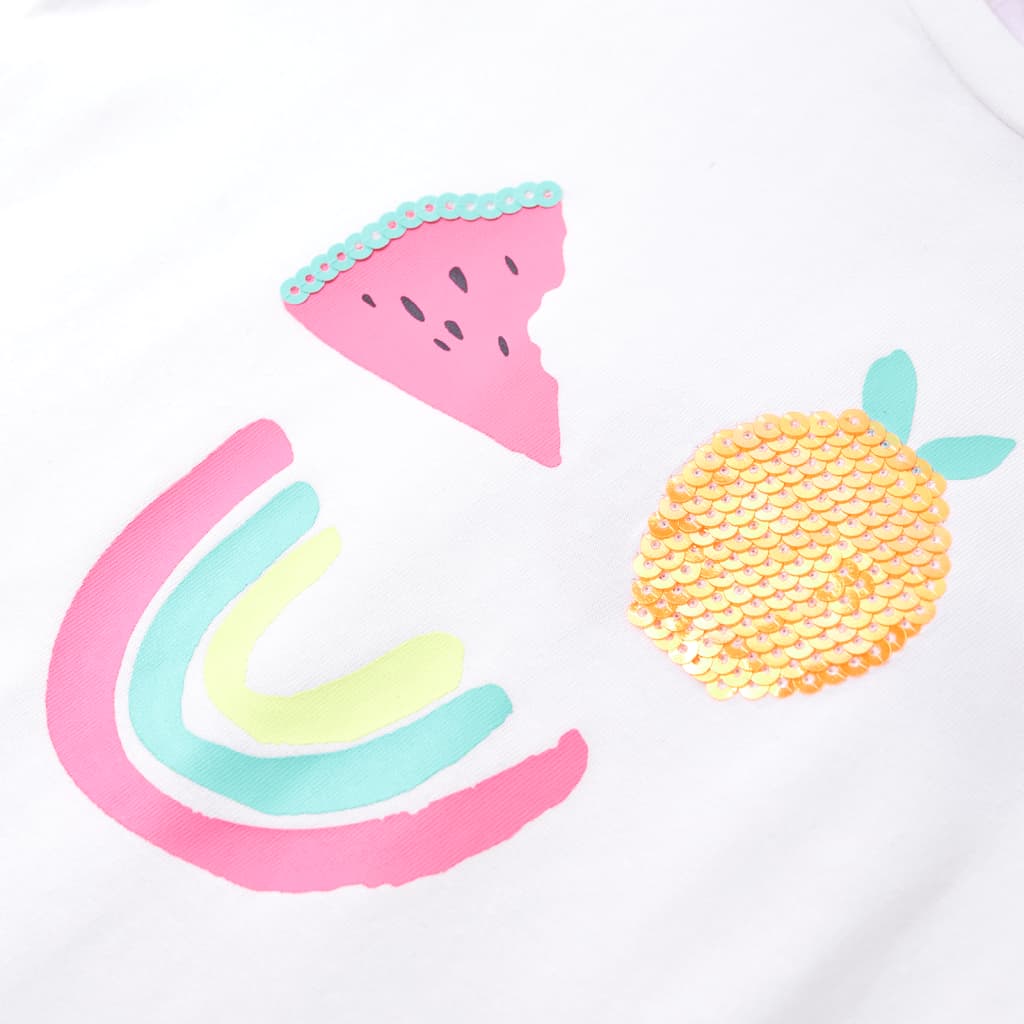 T-shirt infantil cor cru 116