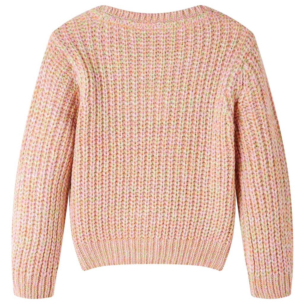 Camisola de malha para criança rosa-suave 116