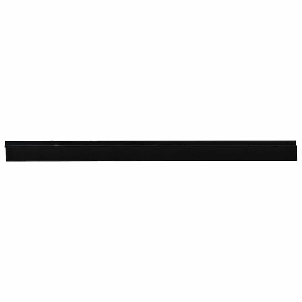 Selos de escovas para porta auto-adesivos 6 unid. preto 100 cm