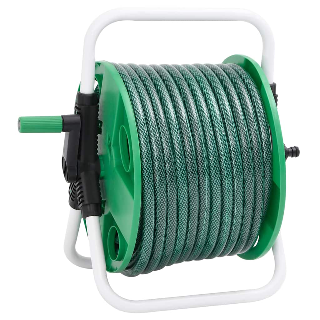 Enrolador de pé c/ conj. de encaixe de mangueira 0,75" 20 m PVC