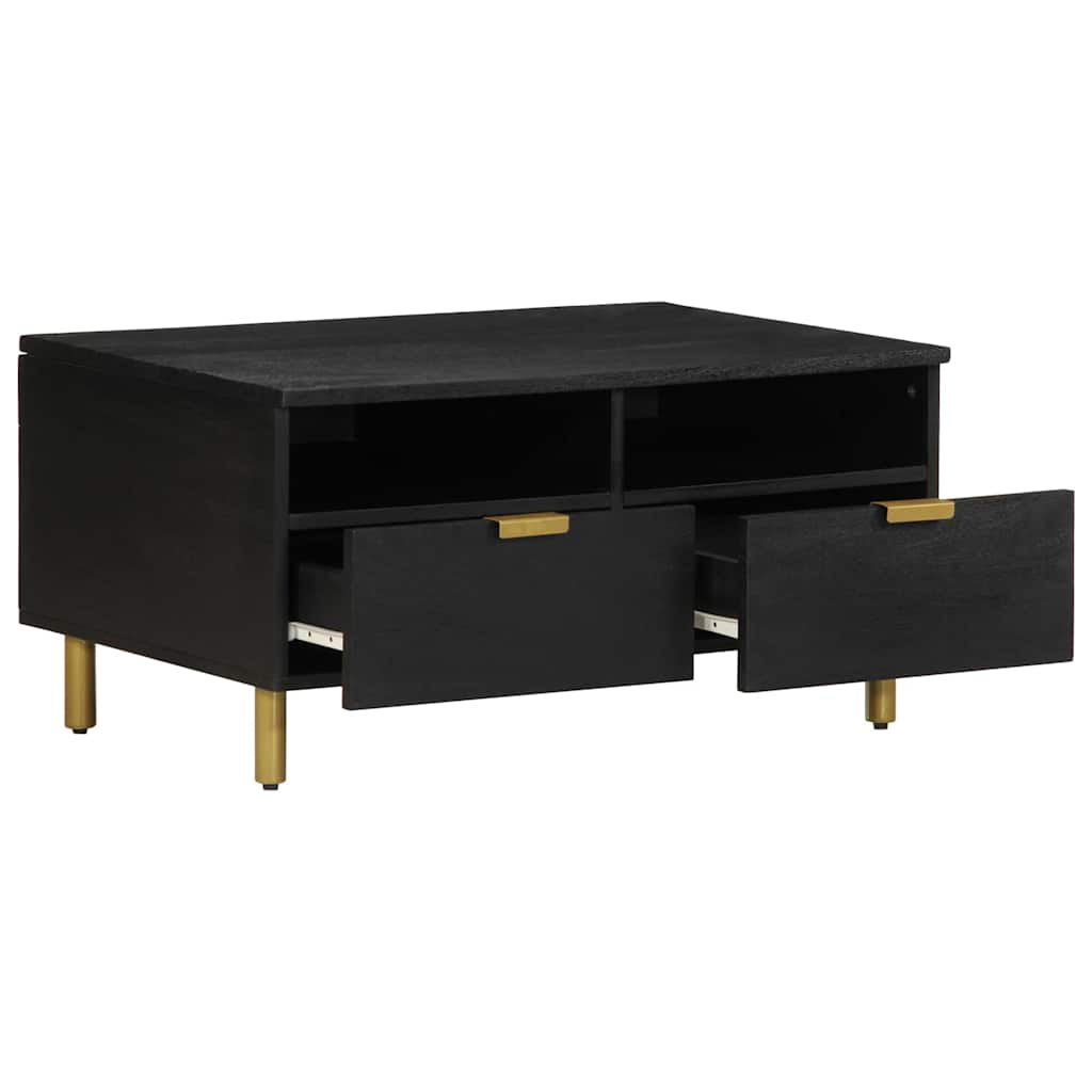 Mesa de centro 80x54x40 cm derivados de madeira preto