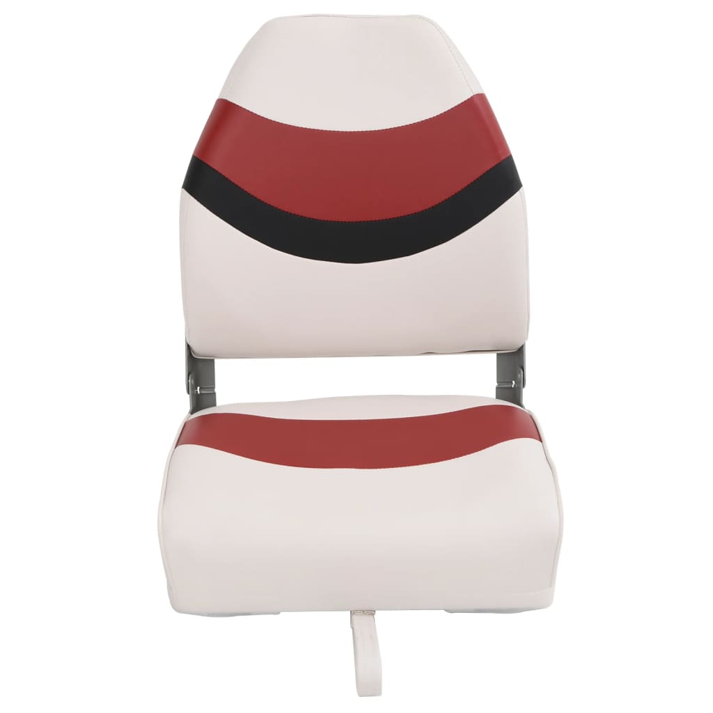 4 Pcs conjunto assento de barco dobrável com encosto alto