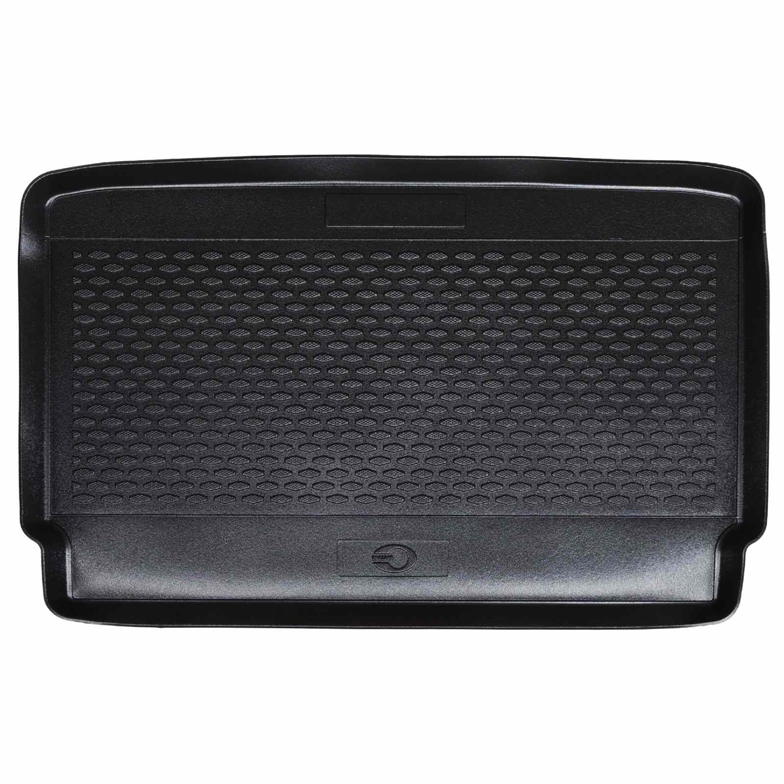 Tapete de porta-malas preto compatível com opel corsa 2019-