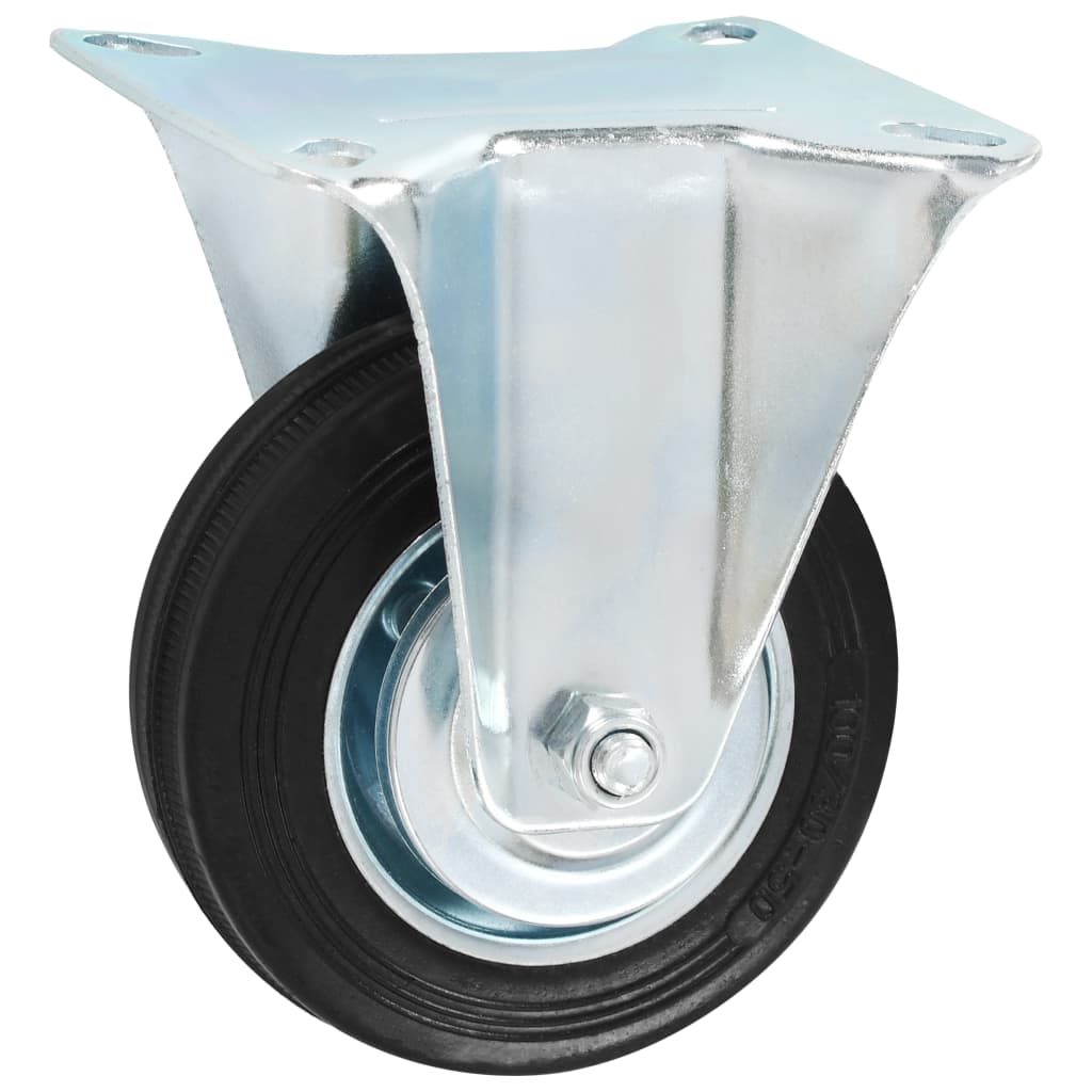 8 Pcs rodas fixas 100 mm