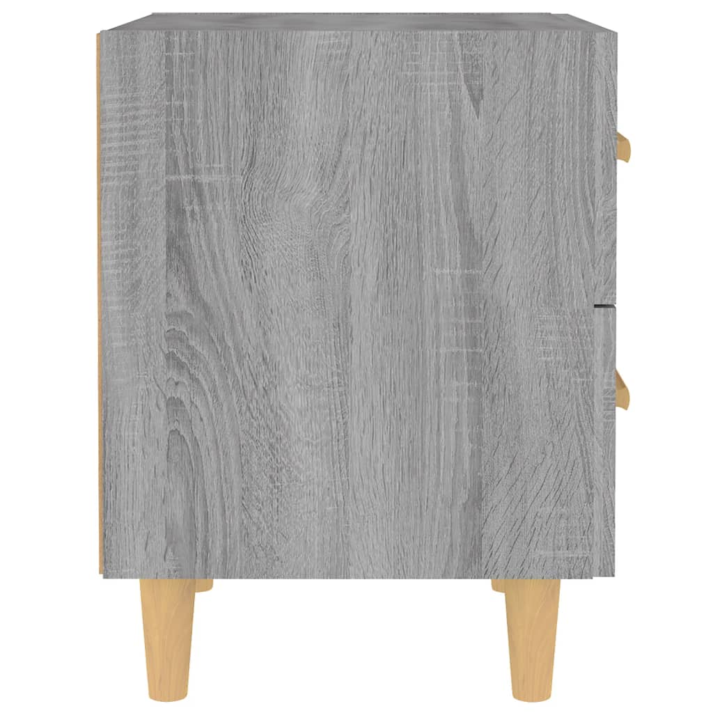Mesas de cabeceira 2 pcs 40x35x47,5 cm sonoma cinzento