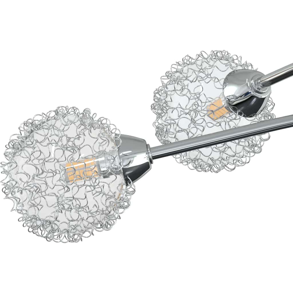 Candeeiro de teto abajures malha arame para 5 lâmpadas LED g9