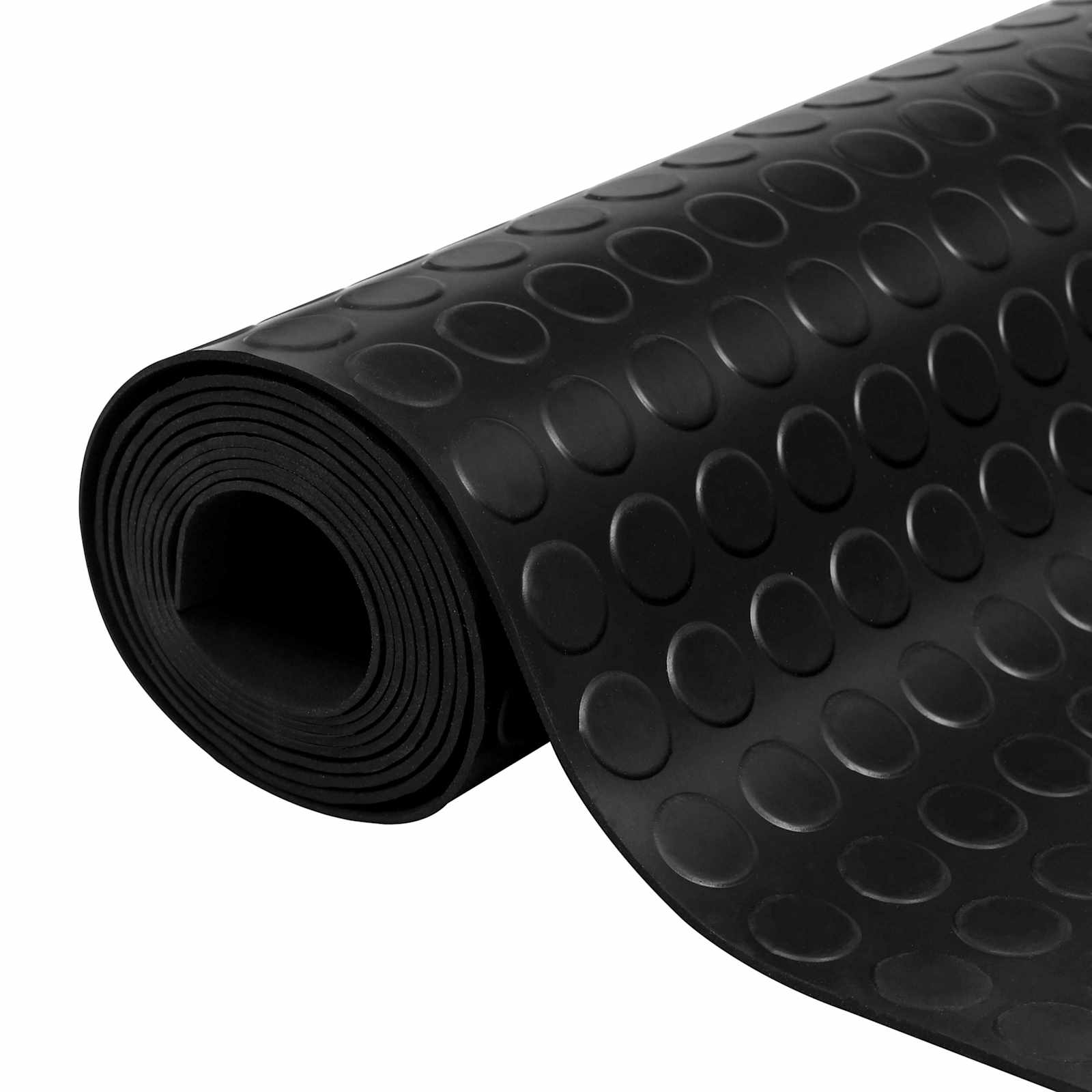 Tapete de piso preto 1,5 x 4 m borracha