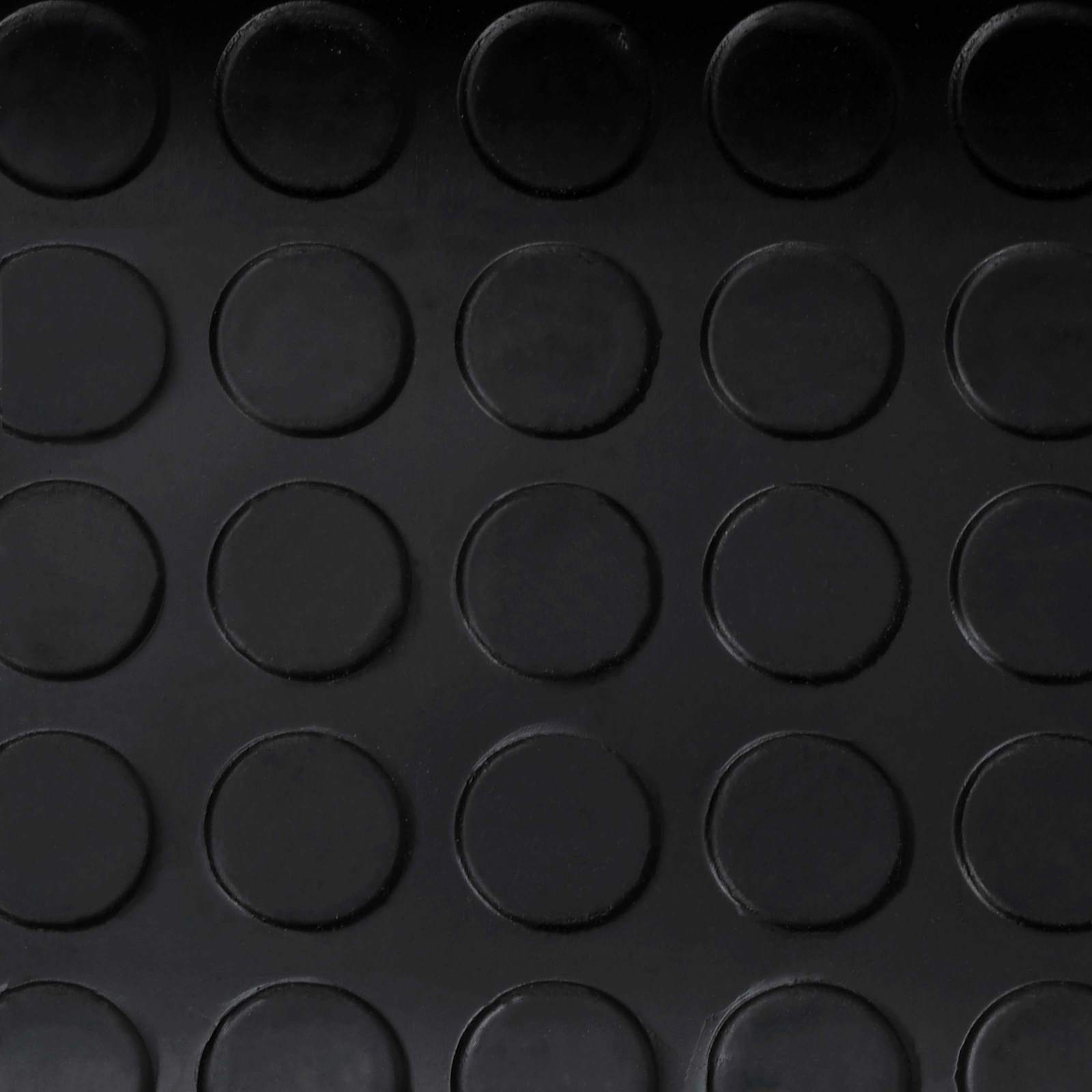 Tapete de piso preto 1,5 x 4 m borracha