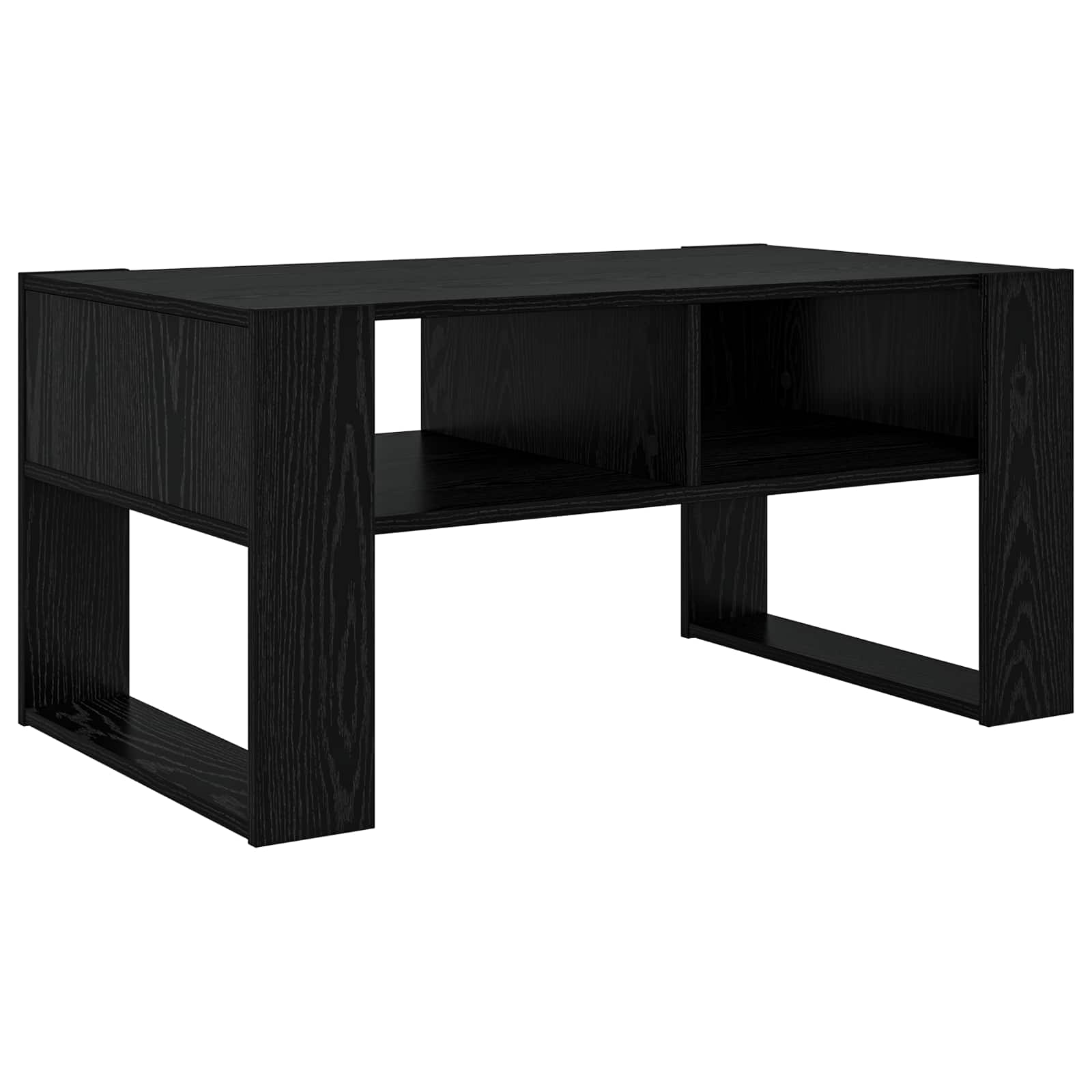 Mesa de centro carvalho preto 92 x 53 x 45 cm