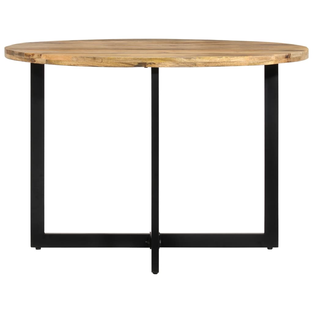 Mesa de jantar 110x75 cm madeira de mangueira maciça