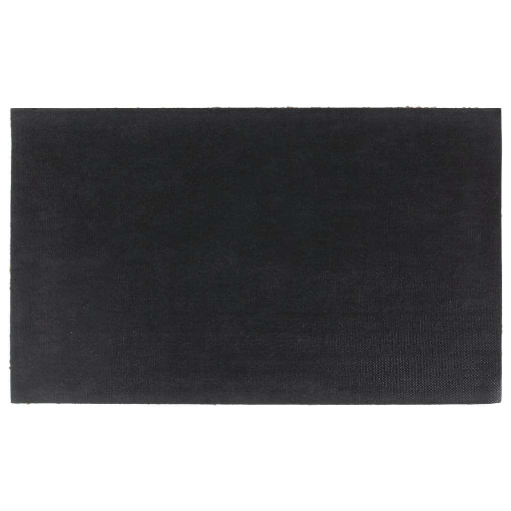 Tapete de porta 45x75 cm fibra de coco tufada natural