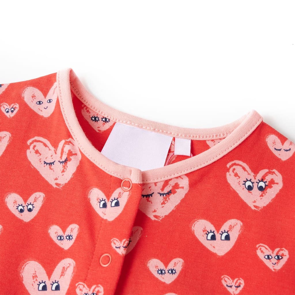 Macacão infantil vermelho 140