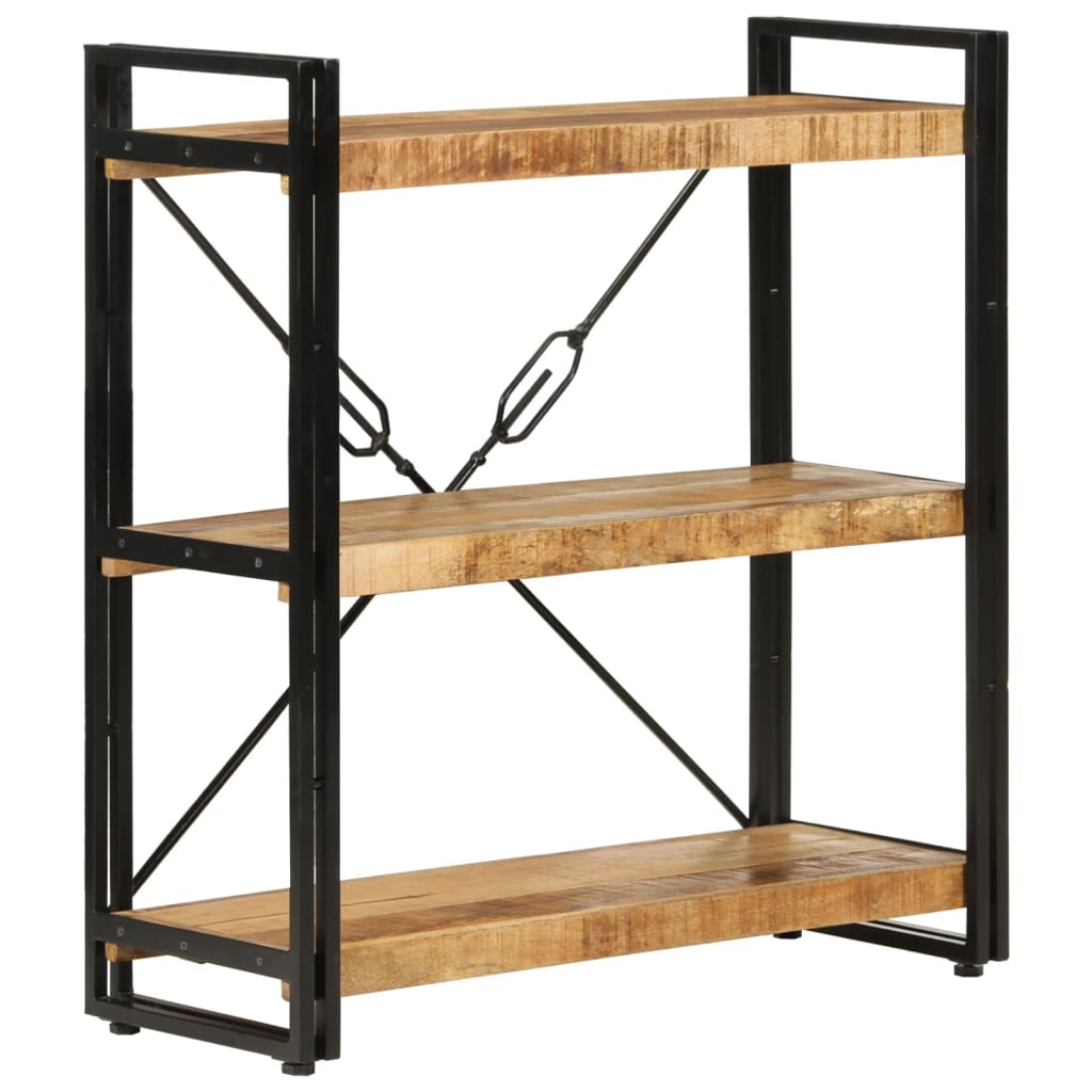 Estante c/ 3 prateleiras 77x30x80 cm mangueira maciça/ferro