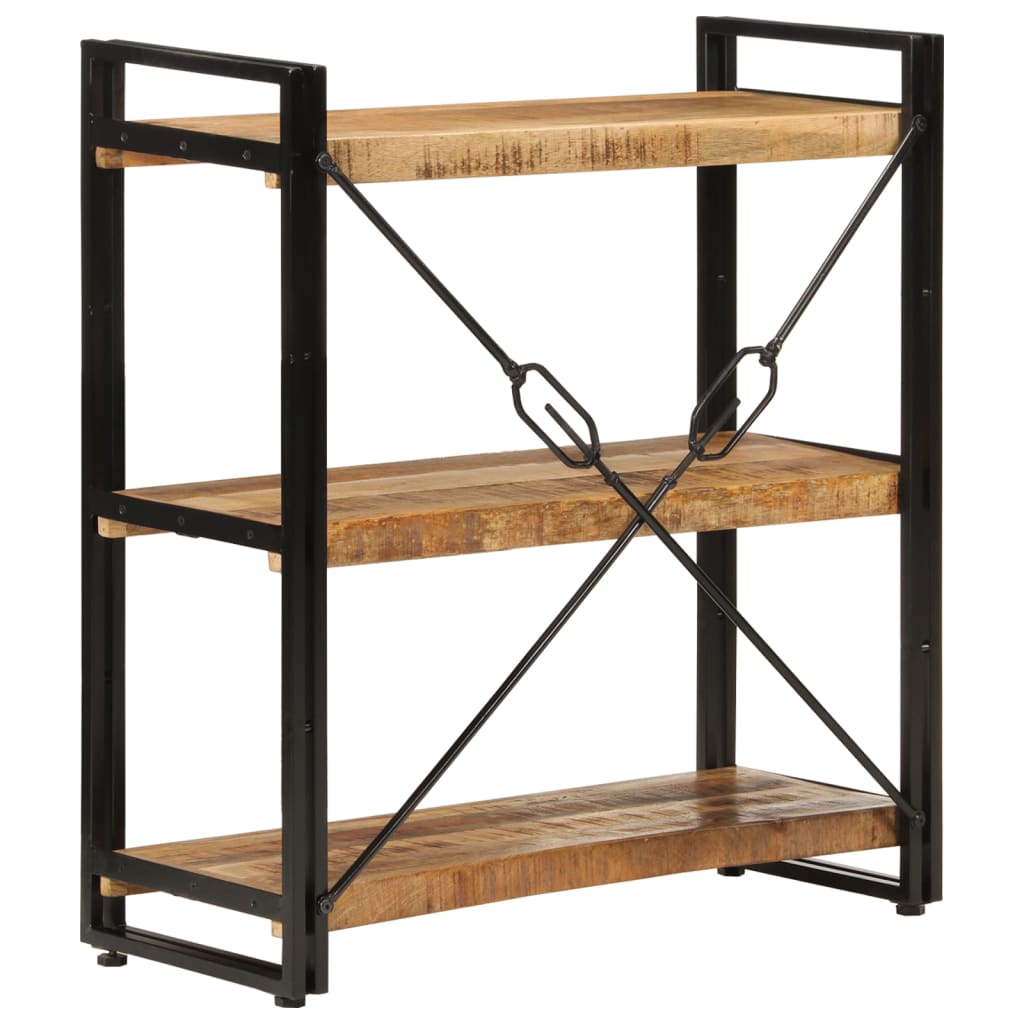Estante c/ 3 prateleiras 77x30x80 cm mangueira maciça/ferro