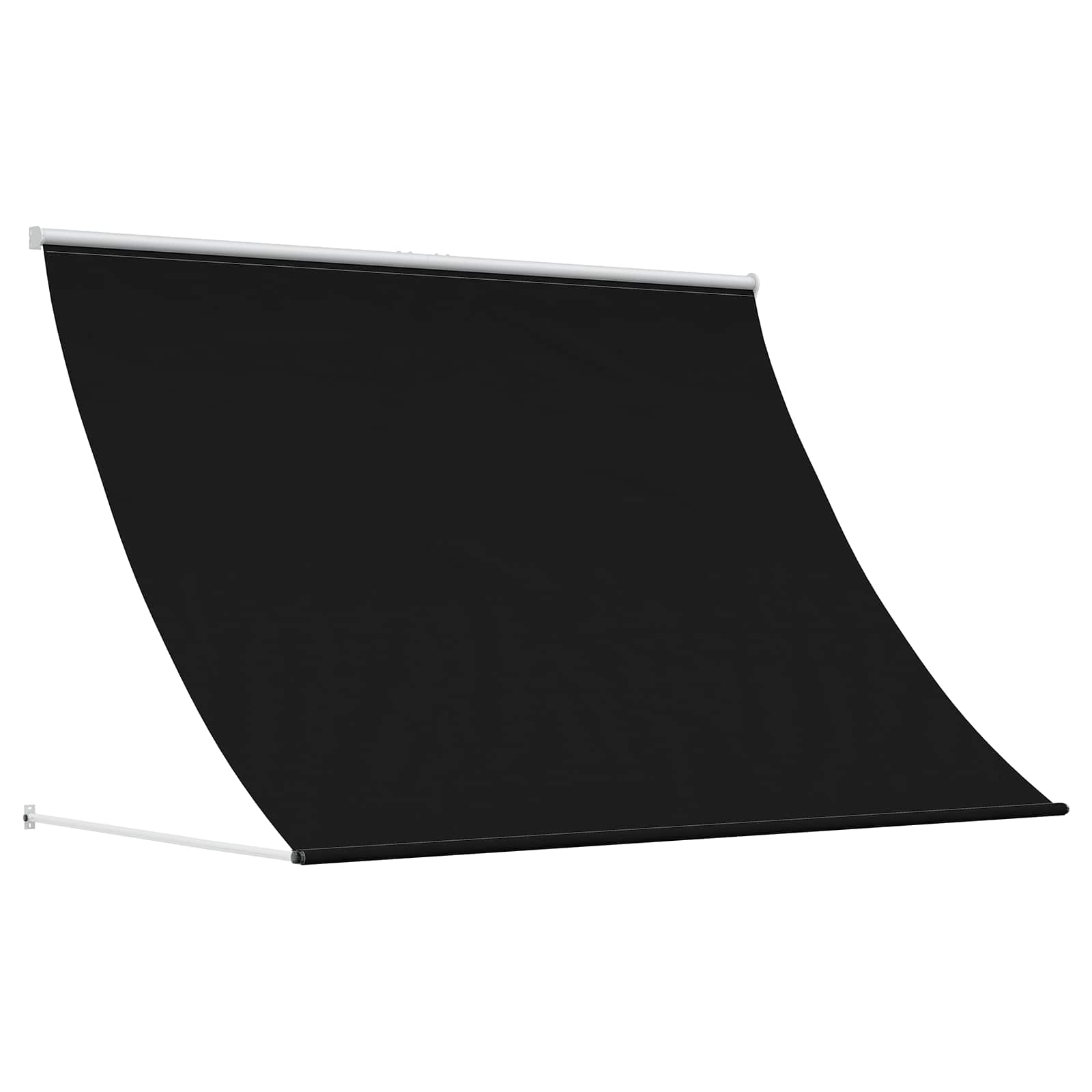 Toldo preto 300 x 150 cm poliéster 180 g / m² com revestimento pu