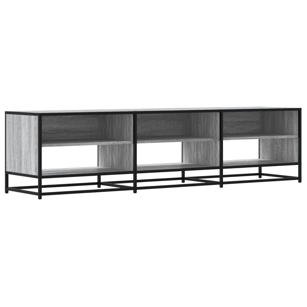 Móvel de TV 180x40x46 cm derivados de madeira cinzento sonoma