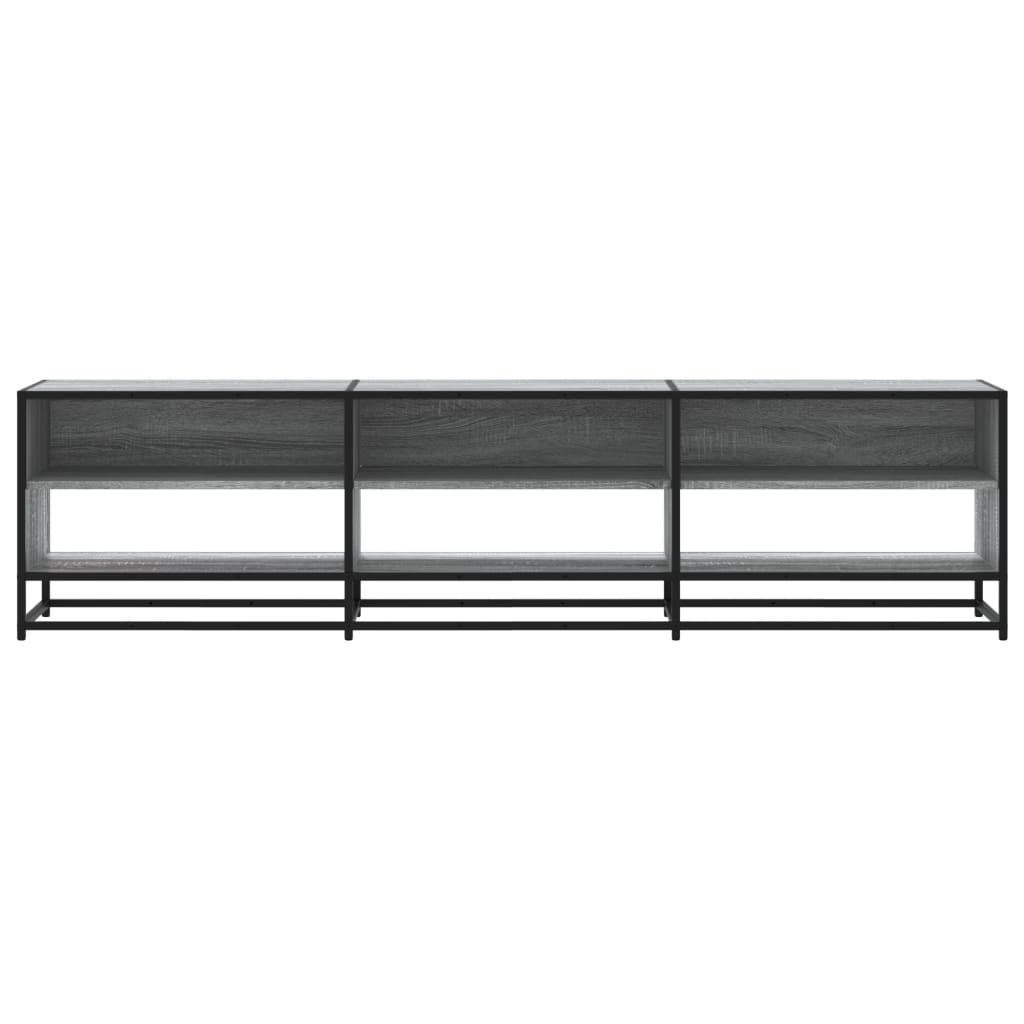 Móvel de TV 180x40x46 cm derivados de madeira cinzento sonoma
