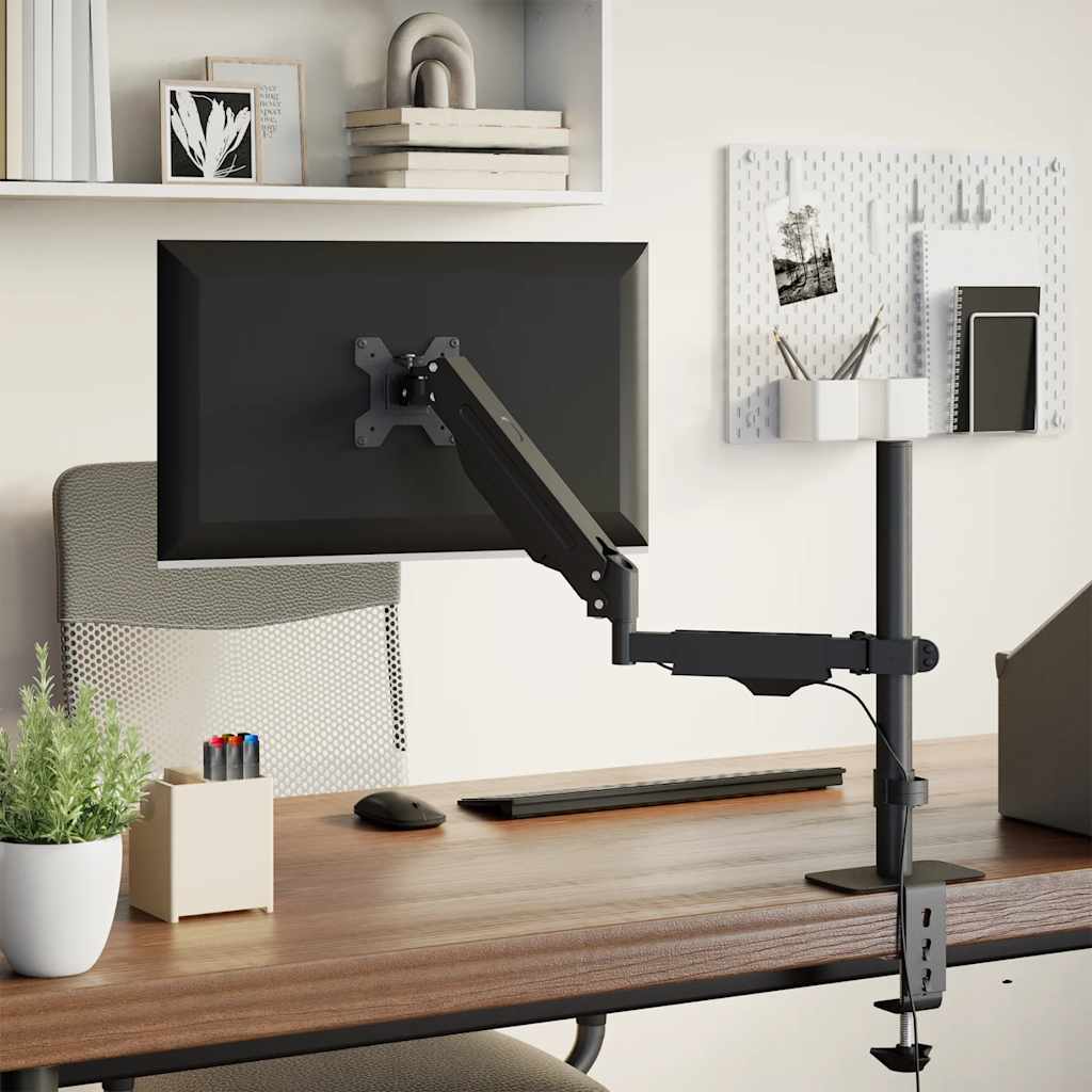 Braço p/ monitor independente ecrã 27" máx. mola a gás 10 kg