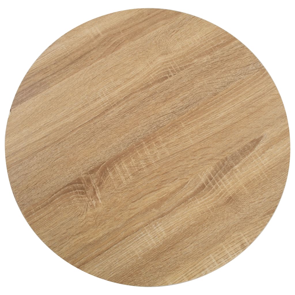 Mesa bistrô 50 cm MDF castanho-claro