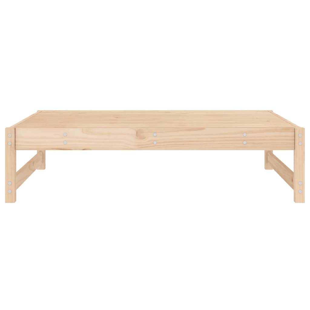 Apoio de pés para jardim 120x80 cm pinho maciço
