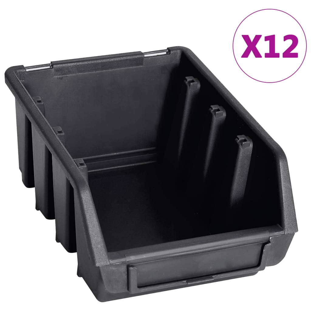 32 Pcs kit caixas arrumação com painéis parede vermelho e preto
