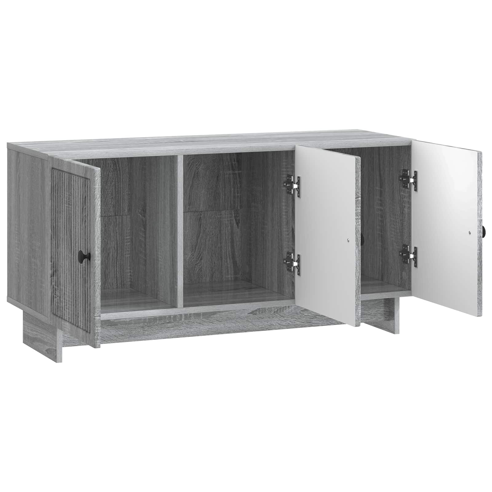 Gabinete para TV sonoma cinzento 99 x 34,5 x 50 cm