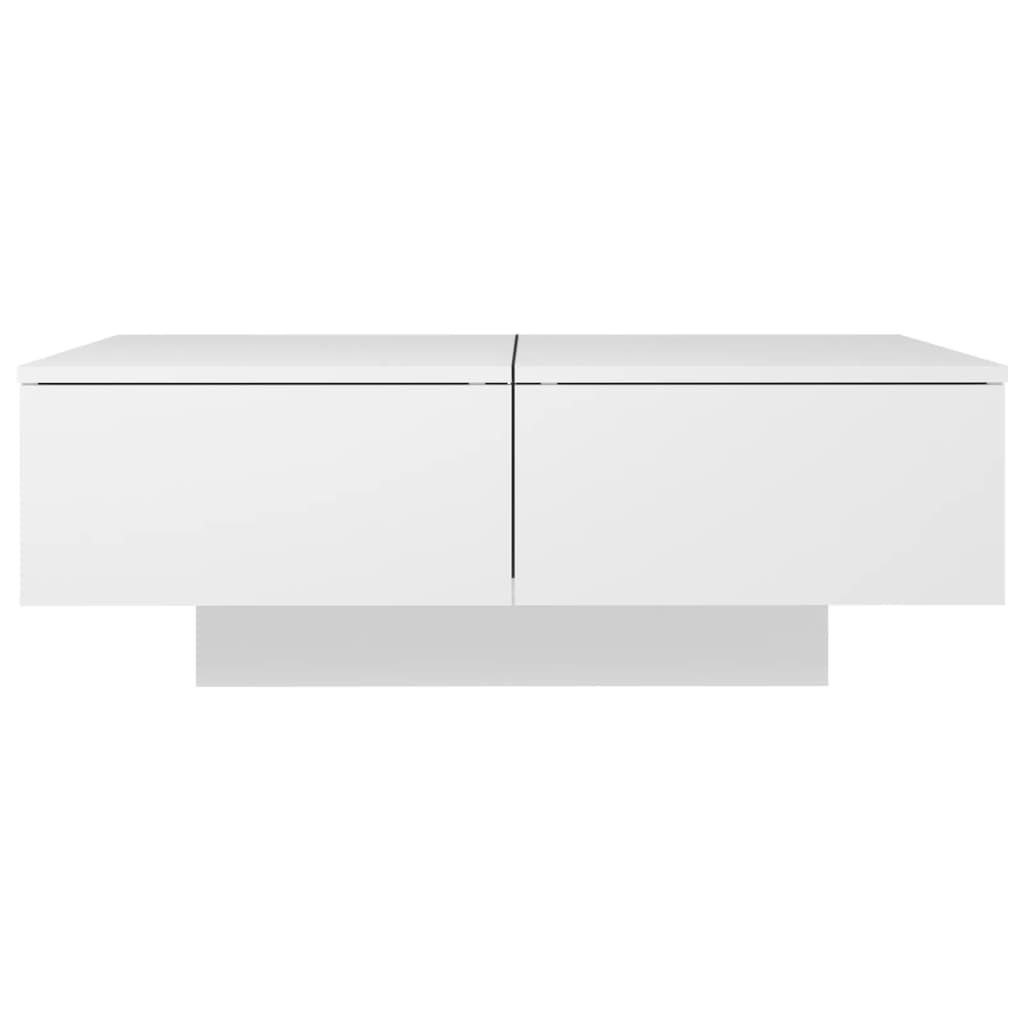 Mesa de centro 90x60x31 cm contraplacado branco