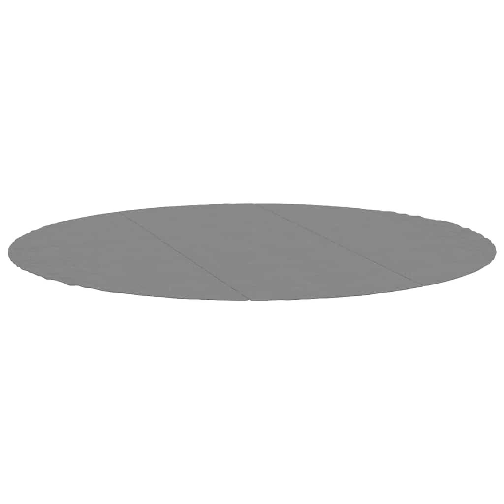 Pano para chão de piscinas ø396 cm poliéster geotêxtil cinza
