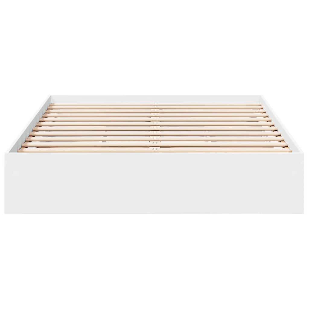 Estrutura de cama c/ gavetas 140x200cm derivados madeira branco