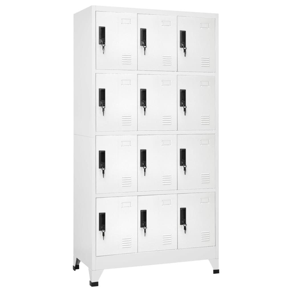 Cacifo aço 90x45x180 cm branco