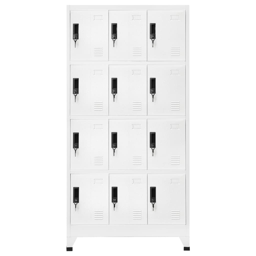 Cacifo aço 90x45x180 cm branco