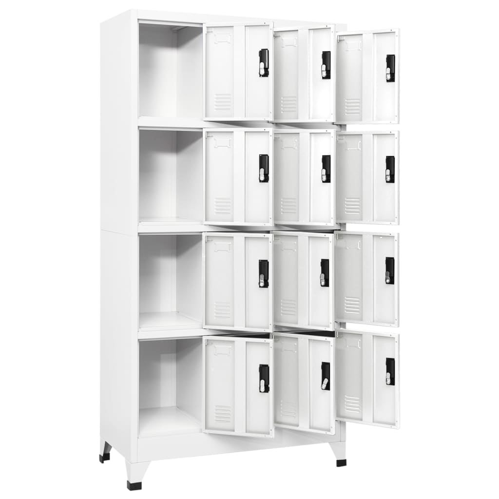 Cacifo aço 90x45x180 cm branco