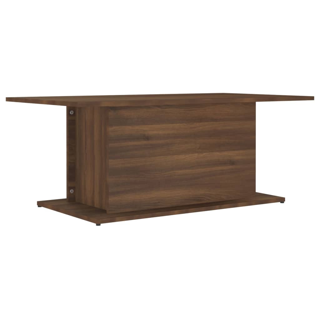 Mesa de centro derivados de madeira carvalho castanho