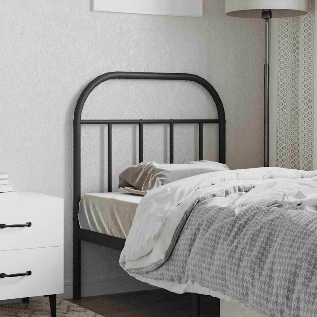 Cabeceira de substituição 75 cm metal preto