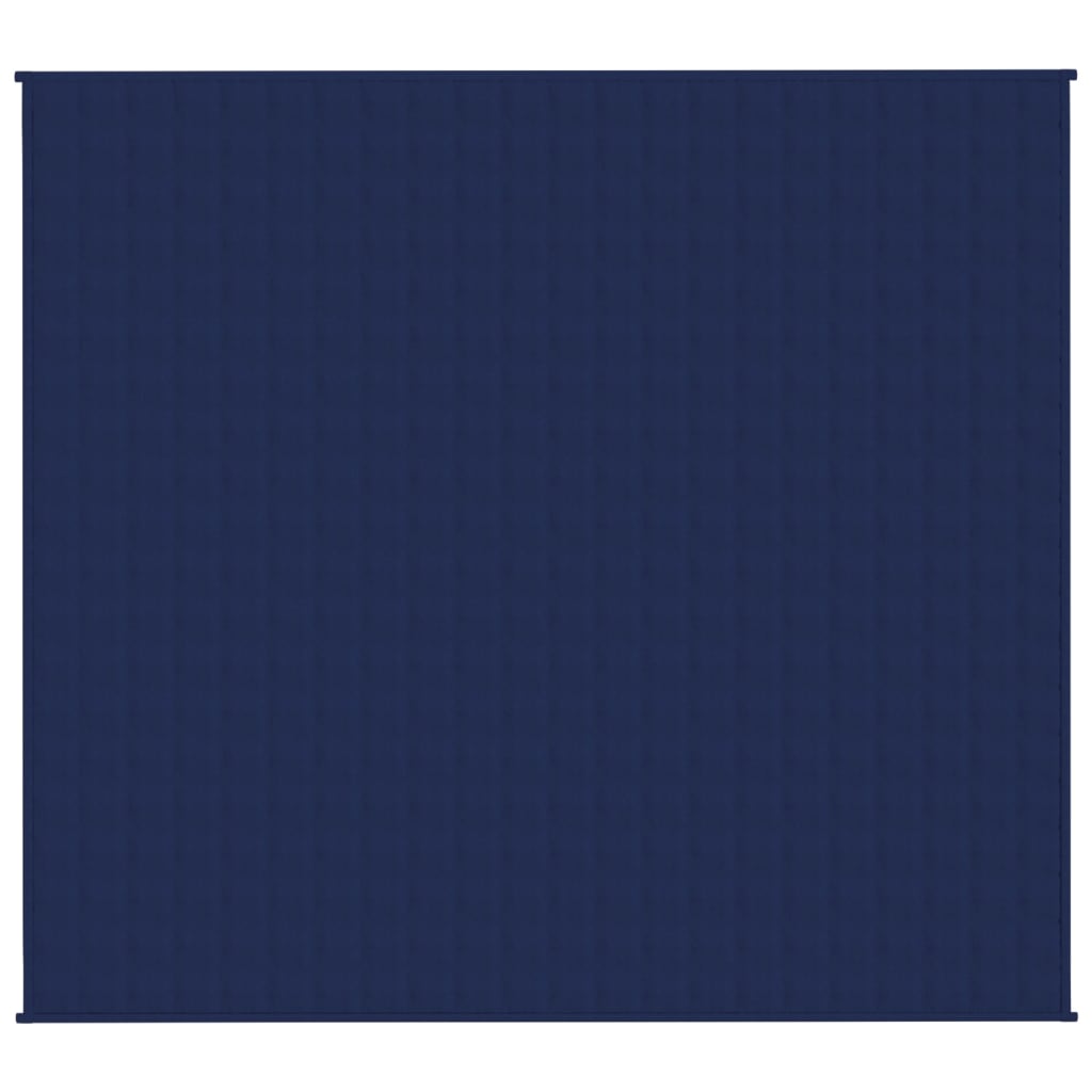 Manta pesada 5 kg 200x230 cm tecido azul