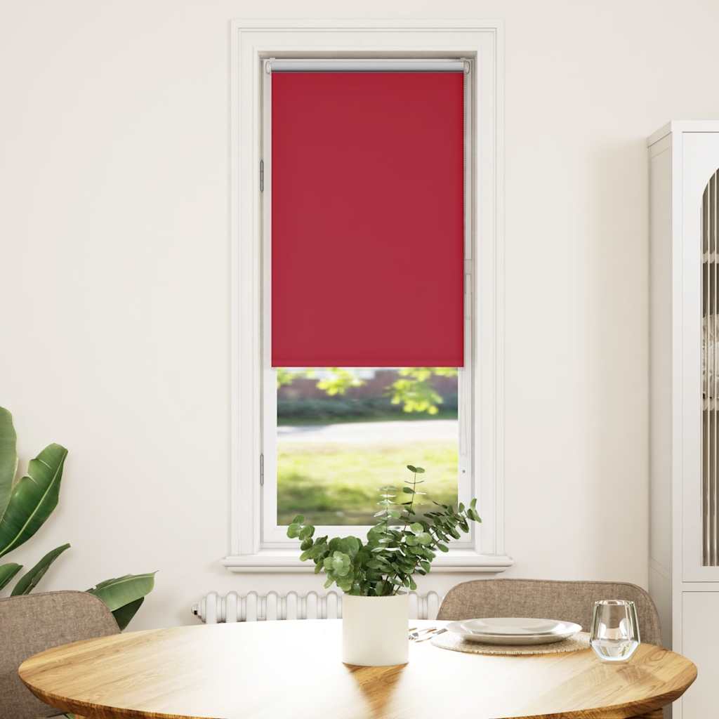 Persiana de enrolar 50x175 cm largura tecido 45,7 cm poliéster