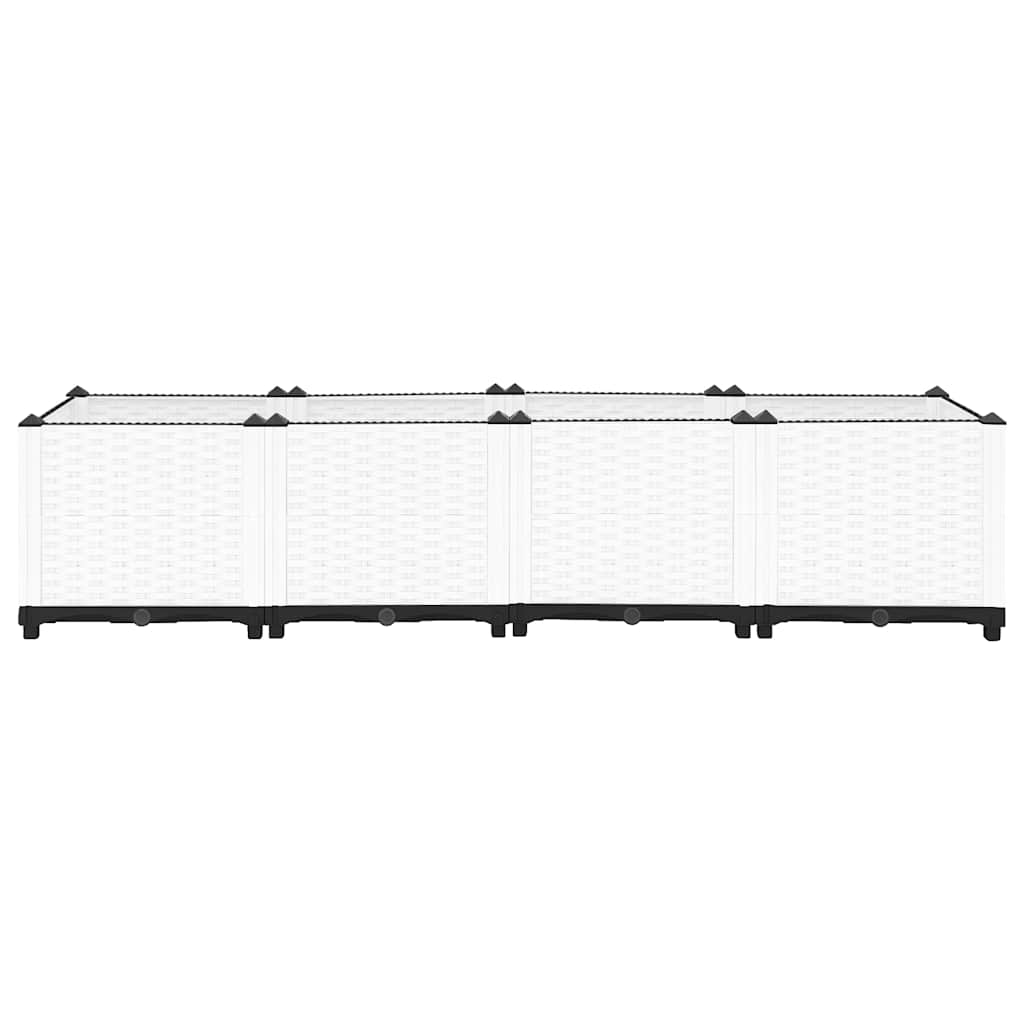 Canteiro elevado 160x40x38 cm polipropileno