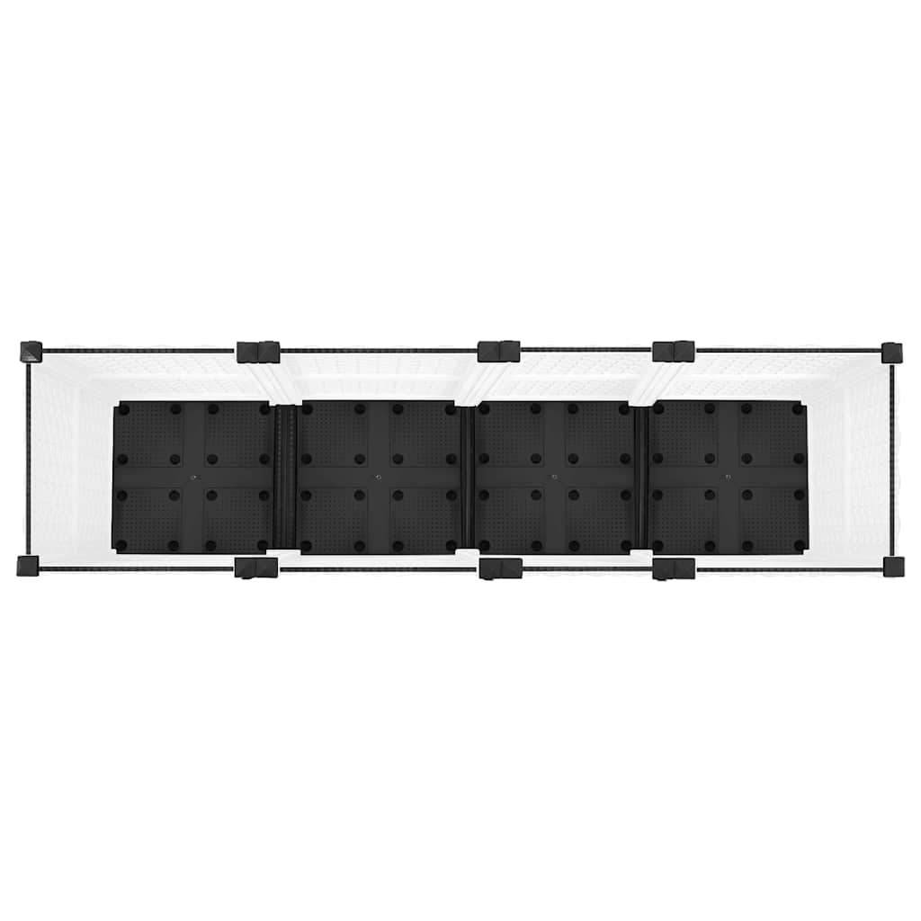 Canteiro elevado 160x40x38 cm polipropileno