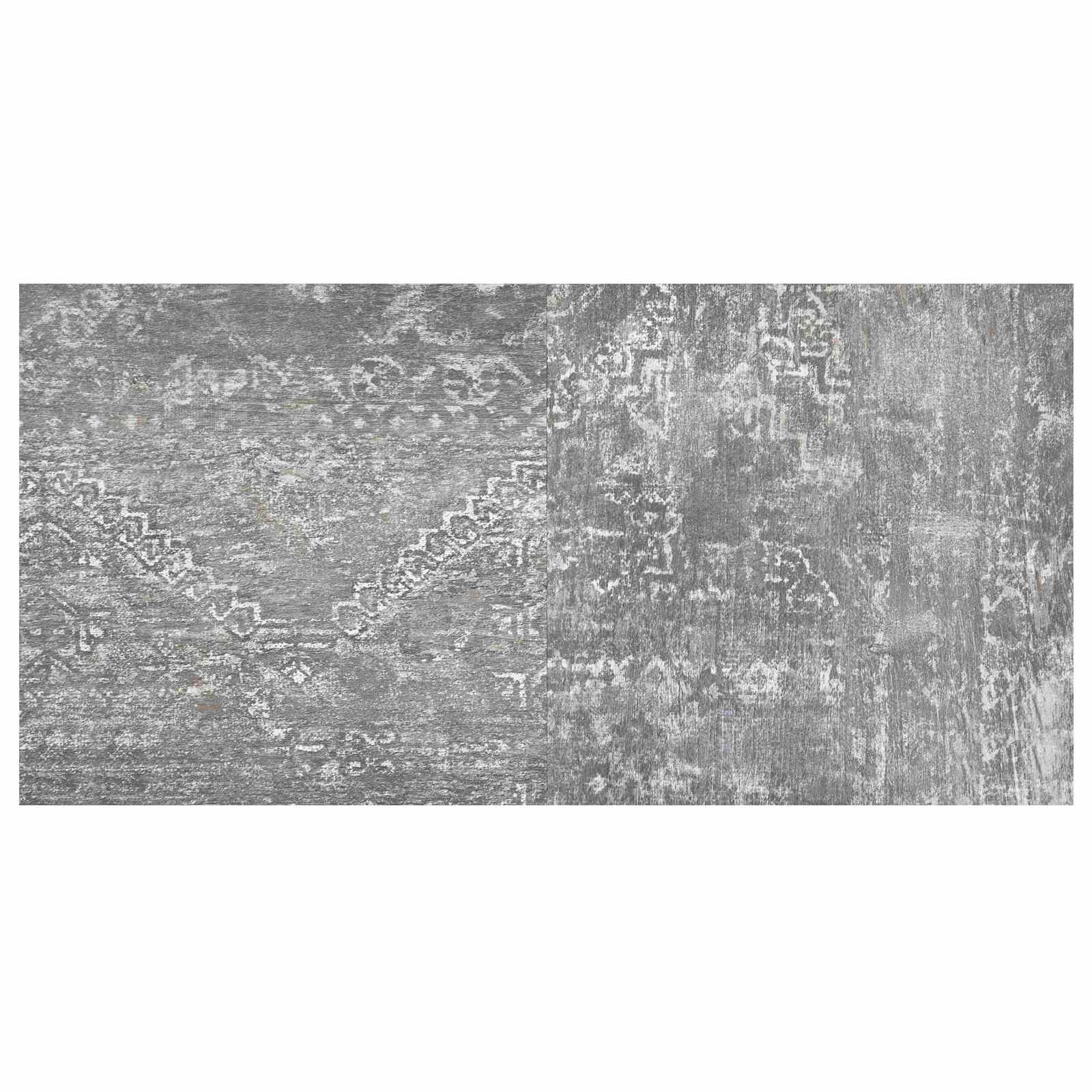 Pranchas de piso autoadesivo cinzento cimento 30,5 x 30,5 cm