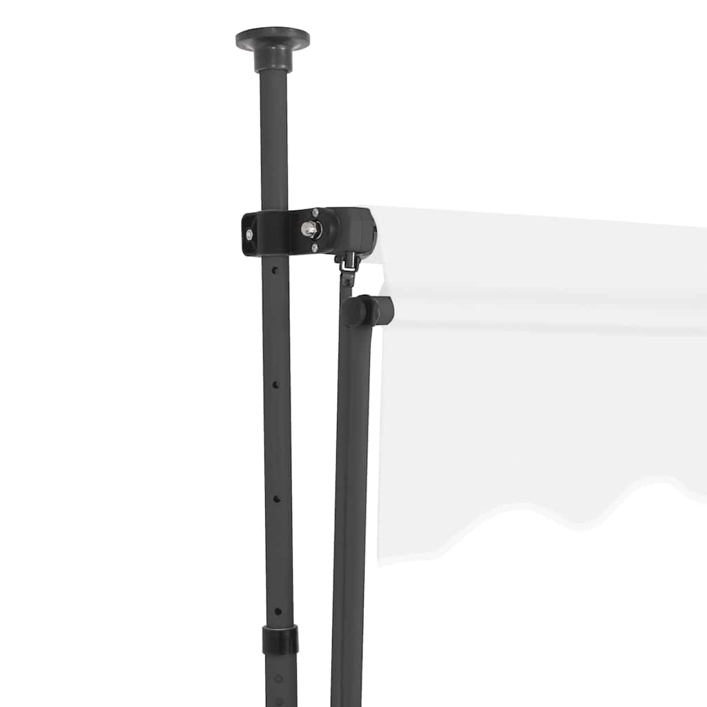 Toldo retrátil manual com LED 350 cm creme