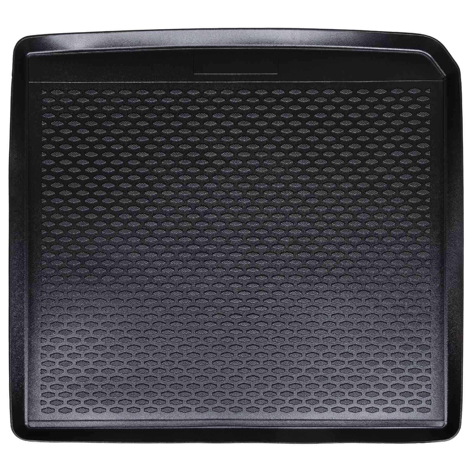 Tapete de porta-malas preto borracha