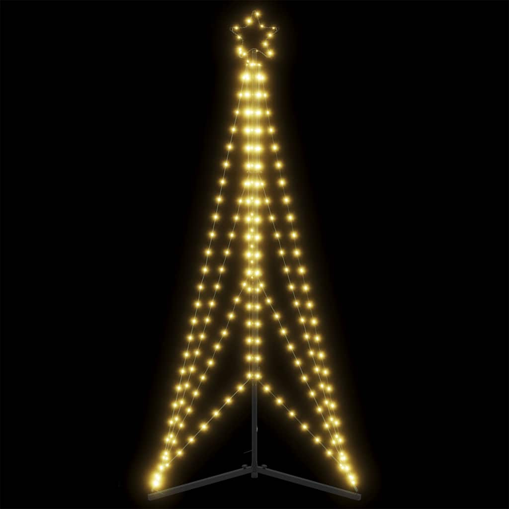 LED árvore de natal 363 leds branco quente 182 cm